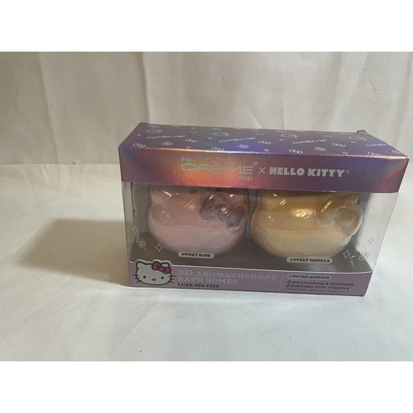 Hello Kitty | Bath & Body | Hello Kitty Crme Shop Bath Bomb Set Luxe ...